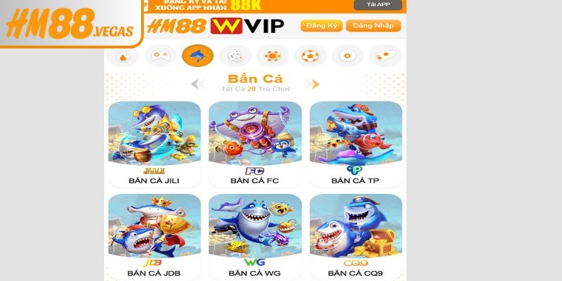 Bắn cá là lựa chọn giải trí nhẹ nhàng, đầy sức hút tại HM88